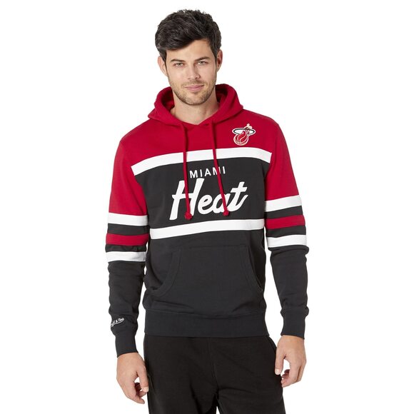 Mitchell & Ness NBA Head Coach Hoodie Heat Red/Black SM
